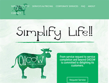 Tablet Screenshot of oilcow.com